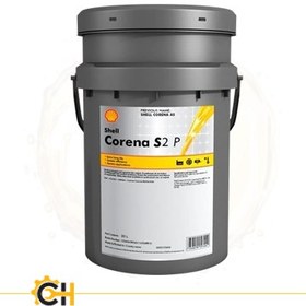 تصویر روغن کمپرسور هوا شل کورنا Shell Corena S2 P کالن 20 لیتری 