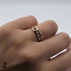 تصویر انگشتر نگین دار ژوپینگ کد ۱۲۲۷ 