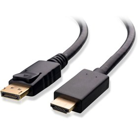 تصویر کابل دیسپلی پورت به اچ دی ام ای 1.5 متری cable displayport to hdmi 1.5m