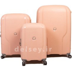 تصویر چمدان سه تیکه دلسی مدل کلاول 