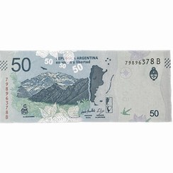 تصویر اسکناس 50 پزو آرژانتین 