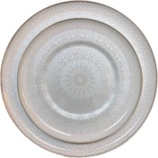 تصویر سرویس غذاخوری چینی ۱۲۸ پارچه لورین طرح وینا طلایی 