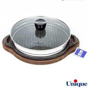 تصویر تابه گریل یونیک سایز 27 کد UN-6005 Unique grill pan size 27 code UN-6005