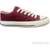 تصویر کانورس مدل آل استار ساق کوتاه چاک تیلور 1970 زرشکی 