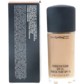 تصویر کرم پودر مک STUDIO FIX FLUID شمارهNC30اورجینال MAC Studio Fix Fluid Foundation SPF15, NC30, 1 Fl Oz (SG_B0774629X7_US)