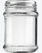 تصویر جار شیشه ای ۲۵۰ سی سی با درب ۶۶ 250 cc glassjar with cap