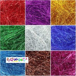 تصویر پوشال متالیک لیزری مشکی 