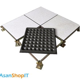 تصویر کف کاذب فولادی با روکش PVC Steel Raised Floor with PVC Surface