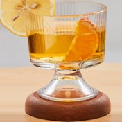 تصویر بستنی خوری پایه دار Deliglass مدل TB033 ظرفیت ۳۰۰ میلی لیتر ست ۶ عددی 