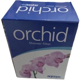 تصویر دستگاه تصفیه آب دوش حمام آکواجوی مدل ORKID با فیلتر کربنی 