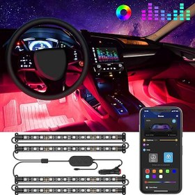 تصویر پنل روشنایی هوشمند خودرو گووی Govee RGBIC Interior Car Lights 