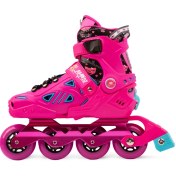 تصویر اسکیت کفشی Gosome مدل هارد ABEC-7 با چرخ ژله ای و لوازم ایمنی 