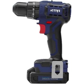 تصویر دریل شارژی دو سرعته چکشی براشلس AC-3520BL اکتیو (20 ولت) Two speed cordless hammer drill with brushless motor AC-3520BL active