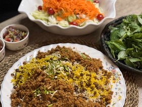 تصویر عدس پلو مجلسی 