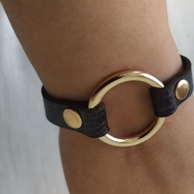 تصویر دستبند چرمی خاص کد5 