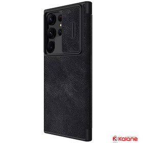 تصویر کیف چرمی محافظ دوربین دار Samsung Galaxy S23 Ultra مارک نیلکین مدل Qin Pro Leather Case Samsung Galaxy S23 Ultra Nillkin Qin Pro Leather Case