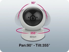 تصویر دوربین بی بی کم wifi برایتون۲مگاپیکسل Babycam cctv