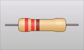 تصویر مقاومت 220Ω وات 1/4 