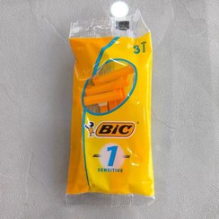 تصویر ژیلت یک تیغه حساس بیک ( در بسته 3 عدد ) 92641 