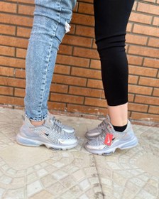 تصویر کفش کتونی ورزشی مناسب رانینگ نایک مدل air950 ست - طوسی / Sports sneakers suitable for running Nike model air950