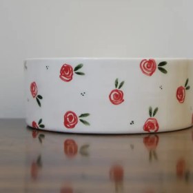 تصویر کاسه گل قرمز کد 1 