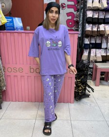 تصویر ست تیشرت شلوار پیشولی 