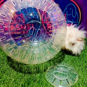 تصویر توپ بازی خوکچه و خرگوش کوچک (توپ ایمنی جوندگان) - شفاف Little piggy and rabbit play ball (rodent safety ball)