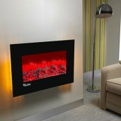 تصویر شومینه برقی 50*80 الیسان بدون هیتر و16رنگ - 16 رنگ elisan fireplace