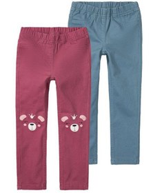 تصویر شلوار کتانی دخترانه برند لوپیلو سایزبندی 4 تا 8 سال Lupilo girls' linen pants, size 4 to 8 years