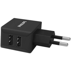 تصویر شارژر دیواری USB فیلیپس ULTRA FAST مدل DLP2502 PHILIPS ULTRA FAST DLP2502 USB charger