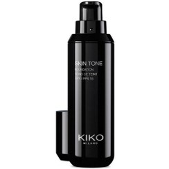 تصویر کرم پودر طبیعی اسکین تن کیکو میلانو skin tone Natural foundation makeup kiko milano