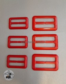 تصویر سگک لاکی قرمز - قطر داخلی ۴ سانتی 