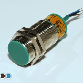 تصویر سنسور القایی تبریز سنسور، PNP-NC-NO، قطر 40، چهارپین، فاصله تشخیص 20mm، کد IS4020-P 