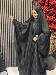 تصویر چادر عربی مدل شکوه پارچه ندا بولگاری کد 11 