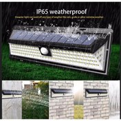 تصویر دیوار کوب خورشیدی ۴ لامپه Solar light