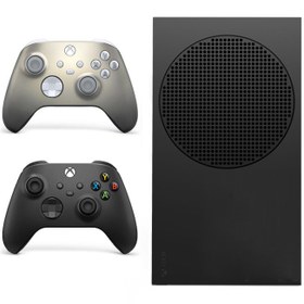 تصویر ایکس باکس سری اس 1 ترابایت Xbox Series S Black + دسته اضافه رنگ لونار 