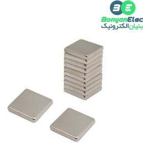 تصویر آهنربای نئودمیوم فوق قوی 10mm x 10mm مربعی 