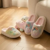 تصویر پاپوش بچگانه یونیکورن آبرنگی سایز ۳۱ تا ۳۶ 