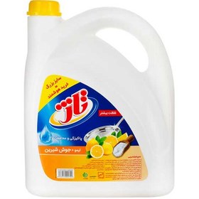 تصویر مایع ظرفشویی تاژ با رایحه لیمو ترش+سرکه 3750 گرم Taj dishwashing liquid with sour lemon scent + vinegar 3750g