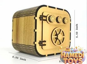 تصویر قلک چوبی فانتزی سراچ کد ۱۰۵ 