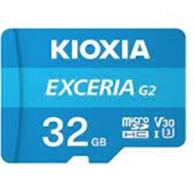 تصویر کارت حافظه میکرو کیوکسیا مدل EXCERIA G2 V30 U3 A1 100MB/s ظرفیت 32 گیگابایت 