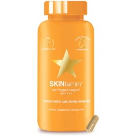 تصویر کپسول اسکین تامین SkinTamin اورجینال SKINtamin with Veggie Collagen