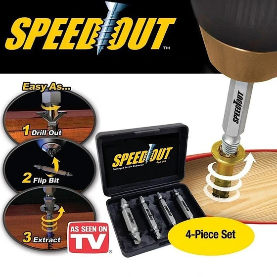 خرید و قیمت مته پیچ هرز بازکن Speed Out بسته 4 عددی | ترب