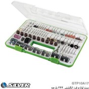 تصویر مجموعه ۲۴۴ عددی لوازم جانبی فرز انگشتی سیلور مدل GT-RA244 