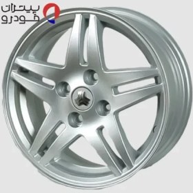 تصویر رینگ اسپرت تیبا سایز 14 اینچ 5پر ( گام آفرین ) Wheel 14 Inch Size Tiba