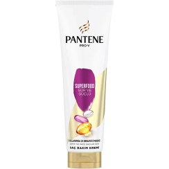 تصویر ماسک مو داخل حمام پنتن 275میل PANTENE SUPER FOOD GUR VE GUCLU