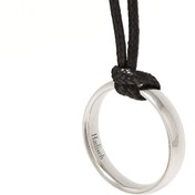 تصویر گردنبند گیوی مدل حلقه اسم حدیثه کد AR 0121 