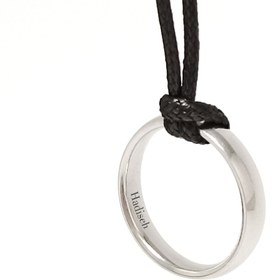 تصویر گردنبند گیوی مدل حلقه اسم حدیثه کد AR 0121 