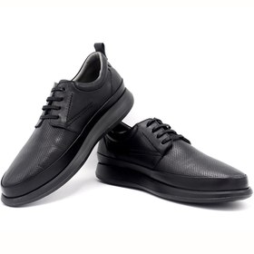 تصویر کفش کد 2071 بندی مشکی 