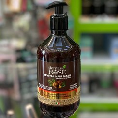 تصویر ماسک مو داخل حمام داماسک رز مدل آرگان damsk rose argan oil dry hair